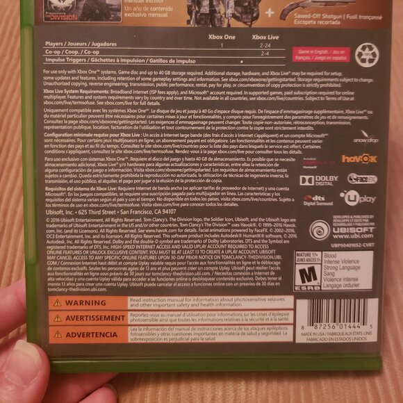 Tom Clancy's The Division Gold Edition for Xbox One - Picture 4 of 9
